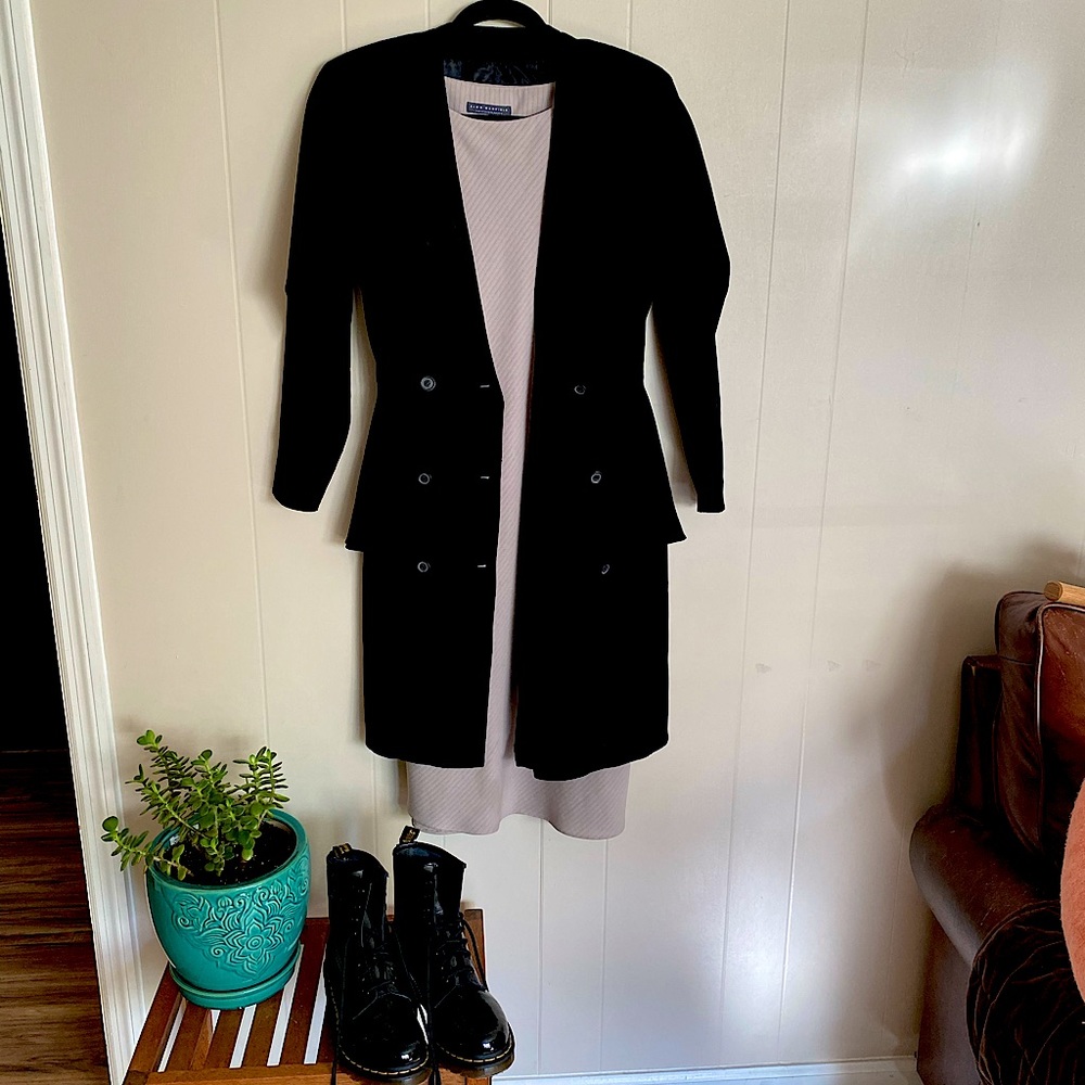 Black Leather Jacket/Dress